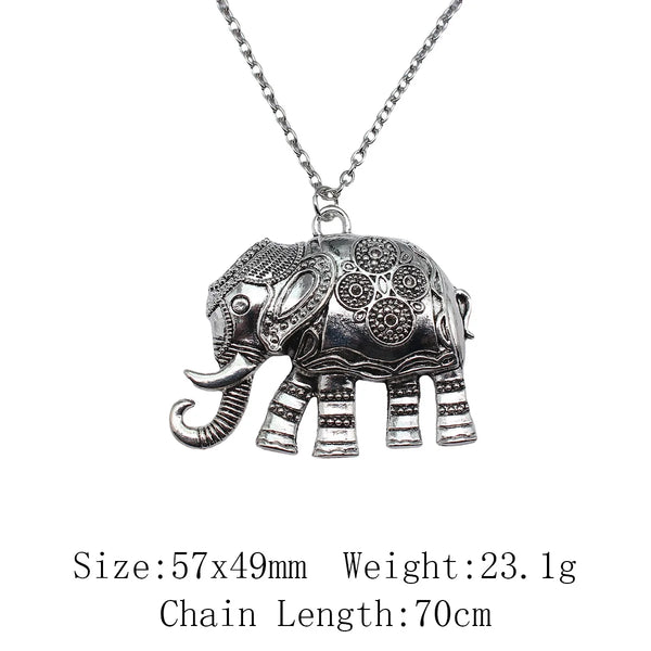 Birthday Gifts Necklace 45Cm Or 70Cm Long Chain Elephant Neck Decoration Choker Neck