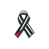 Flag of Pakistan Enamel Pin Creative Heart Ribbon Lapel Badge Backpack Hat Clothing Brooches Jewelry Accessories Gift for Friend