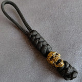 Vintage Hand-knitted Lanyard Keychain Biker helmet Pendant Paracord Rope weave Accessories Bag Hanging Handmade Car Keyring