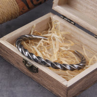 Retro Tibetan Elephant Carved Bracelet Men's Chinese Style Silver Plated Cuff Bracelet Women's Daily Party Lucky Jewelry Gift