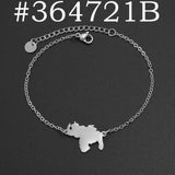 Anniyo 18CM + 5CM Venezuela Map Bracelet for Women Stainless Steel Jewelry  #364721