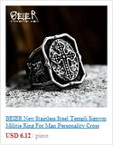 BEIER Stainless Steel Punk Style Simple Octopus Pendant Pendant fashion Chain Necklace men/women Jewelry BP8-1004