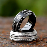 2024 NEW Men's 316L stainless-steel rings retro Odin Viking rune for teen RING Amulet fashion Jewelry Gift Valentine's day Gift