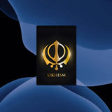 Sikh Khanda Sikhism Stickers Cartoon Credit Card Visa Debit Bank Charge Card Bus Metro Waterproof Sticker Decal Decoration
