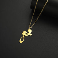2024 New fashion Mom and Two Kids pendant necklace temperament everything with stainless steel collarbone chain accessories acce