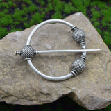 Medieval Clasp Pin Brooch Vintage Viking Celtic Scarf Shawl Penannular Brooch Cloak Pins Jewelry