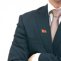 The Kingdom of Morocco National Flag Epoxy Lapel Pin Badge/Brooch For Official Suit Bag Hat Accessories