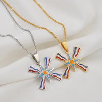 Anniyo 2.5cm Ashur Lama,Lamma Pendant Necklaces Winged Lamassu is an Assyrian Protective Deity Jewelry #370121