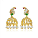 Gypsy Jewelry Retro Ethnic Indian Jhumka Crystal Small Bells Beads Drop Tassel Earrings Women Bohemian Statement Jhumki Tribal
