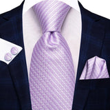 Gift Tie for Men 2023 New Sage Green Plaid Fashion Brand Wedding Party Necktie Handky Cufflinks Wholesale Hi-Tie Designer