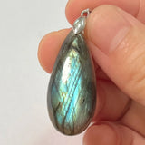 Pendant Natural Stone Irregular Shape Blue Purple Labradorite Pendant for Women Men Jewelry 1Pcs
