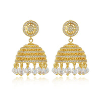 Gypsy Jewelry Retro Ethnic Indian Jhumka Crystal Small Bells Beads Drop Tassel Earrings Women Bohemian Statement Jhumki Tribal