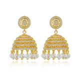 Gypsy Jewelry Retro Ethnic Indian Jhumka Crystal Small Bells Beads Drop Tassel Earrings Women Bohemian Statement Jhumki Tribal