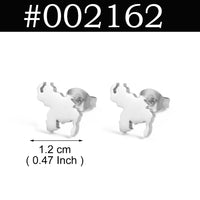 Venezuela,Afghanistan,Lebanon Cedar,Madagascar,India Punjab,Trinidad and Tobago Stud Earrings Stainless Steel Jewelry #505621