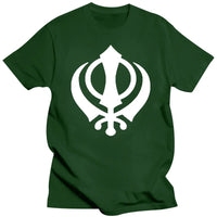 Sikh Symbol T-Shirt Tee Shirt S M L Xl 2Xl 3Xl Cotton Sikhism Religion Casual Print Fashion Tee Shirt