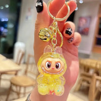 Acrylic Keychain with Flowing Sand Toy Figure Bag Accessory Cute Blind Box Decoration Gift Key Chain from Mainland China