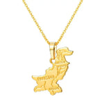 Multiple Countries Map Pendant Necklaces for Woman Man Gold Color IN USA HT ML MU CM PL UAE Africa CZ Map Unisex Jewelry Gift