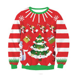 Funny Fake Christmas Sweater Unisex Men Women Ugly Christmas Sweater For Holidays Santa Elf Sweater Autumn Winter Xmas Clothing