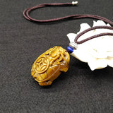 Natural Tiger Eye Stone Money Turtle Pendant Unisex Dragon Turtle Hanging Ornament a Grade Jewelry Accessory from Mainland China