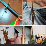 5 Yards Retro High Quality Genuine Leather Cord Round/Flat Strand Cow Leather Rope Fit Necklace Bracelets DIY Jewelry