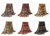 180cm*90cm Vintage Bali Yarn Scarf Mosaic Geometric Print ShawlSunscreen Head Wrap Outdoor Windproof Beach Towel