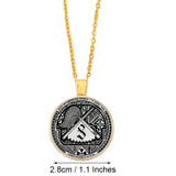 Anniyo American Samoa Pendant Necklaces With Glass Eastern Samoa Jewelry #D0106