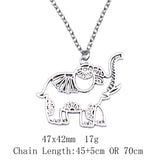 Birthday Gifts Necklace 45Cm Or 70Cm Long Chain Elephant Neck Decoration Choker Neck