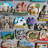 Fridge magnets Andorra Croatia Finland Italy Dresden Prague Norway Santorini France Denmark Ibiza Spain Jerusalem Austria Dublin
