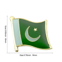 Pakistan Flag Badge Brooch Natinal Lapel Pins Flag Lapel Pins Country Flag Badge
