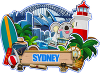 Decorative Magnets for Gold Coast Cairns Perth Brisbane Melbourne Sydney Melbourne Australia City Landmark Unique Souvenirs