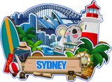 Decorative Magnets for Gold Coast Cairns Perth Brisbane Melbourne Sydney Melbourne Australia City Landmark Unique Souvenirs
