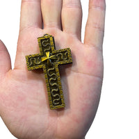 Exquisite Double-layered Cross Snake-shaped Pendant Necklace For Men Women Personalized Punk Necklace Jewelry Accessories Gifts