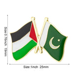 Pakistan Flag Badge Brooch Natinal Lapel Pins Flag Lapel Pins Country Flag Badge