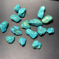 HEYYA STONE  Natural Turquoise Pendant Necklace For Women 925 Silver Plated Simple Fine Jewelry Gemstone Classic Style