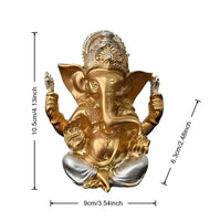 1 Piece of Exquisite Indian Elephant God Jialash Golden Statue Ornaments, Praying for Blessings and Auspicious Home Goodies, Unified Indian Art Style Decoration