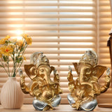 1 Piece of Exquisite Indian Elephant God Jialash Golden Statue Ornaments, Praying for Blessings and Auspicious Home Goodies, Unified Indian Art Style Decoration