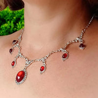 〔YY110〕Vampire Cameo Choker, Gothic Jewelry, Victoria, Retro, Butterfly, Blood Drop, Pagan, Witchcraft, Alternative, Necklace