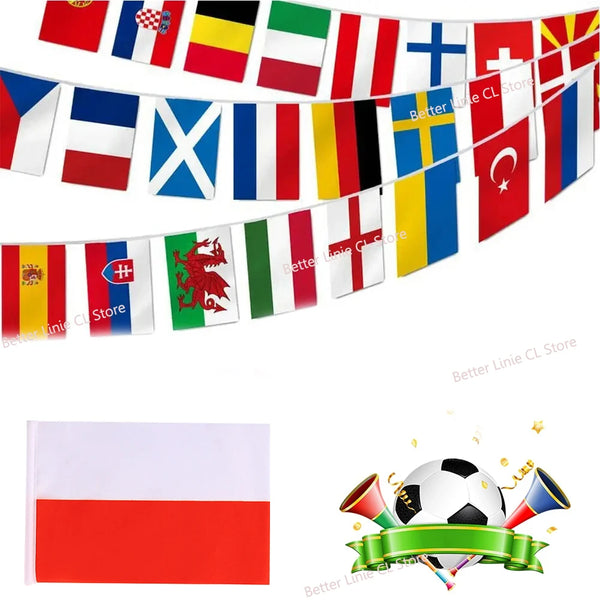 2025 Oscam 12inch for 8linie Europe 4K Germany Poland Italy Netherlands Slovakia flag ld UK Czech Netherlands Clines Smal flags