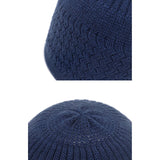 1pc Men's Casual Knitted Muslim Women Prayer Hats Winter Warm Beanies Cap Islamic Ramadan