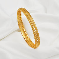 Anniyo 1PIECE (6.7CM) Bracelets Women Girls Dubai Bracelet Jewelry Arab Middle Eastern African Ethiopian Bangles #171116