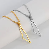 Anniyo Israel Pendant Necklace Jewelry Stainless Steel #323501