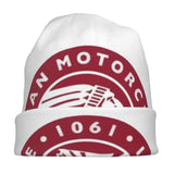 Indians Motorcycle Warm Knitted Cap Fashion Bonnet Hat Autumn Winter Outdoor Beanies Hats for Unisex Adult