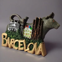 Europe Spain fridge magnets Portugal Resin Refrigerator Sticks Tourism Commemorative Handmade Creative Gifts Barcelona Lisbon