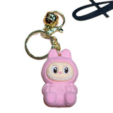 Cross-Border Hot Sale Cartoon Keychain Plush Key Holder Cute Doll Bag Pendant Toy Machine Hanging Decoration Flocking Sheep