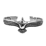 Sparkling Zircon Fly Eagle Pendant Necklace for Men Hip Hop Rock Party Jewelry