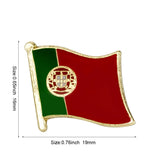 Country Flag Badge Flag Brooch National Flag Lapel Pin International Travel Pins Collections