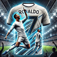 2024 New Arrival ChatGPT AI Ronaldo #7 Jersey Football Jersey For Adults Kids Summer Soccer Training Tops Clothing