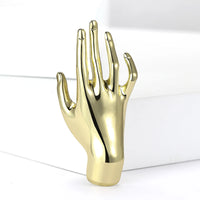 Glossy Hand Pins for Women Unisex Glossy Character Brooches Office Party Friend Gifts Jewelry Accessories