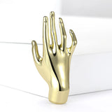 Glossy Hand Pins for Women Unisex Glossy Character Brooches Office Party Friend Gifts Jewelry Accessories