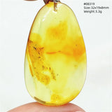 Natural Insect Amber Water Drop Pendant Flower Yellow Amber Insect Necklace Baltic Women Men Jewelry Stone AAAAAAA
